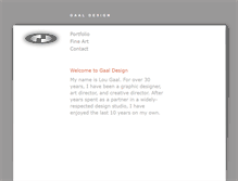 Tablet Screenshot of gaaldesign.com